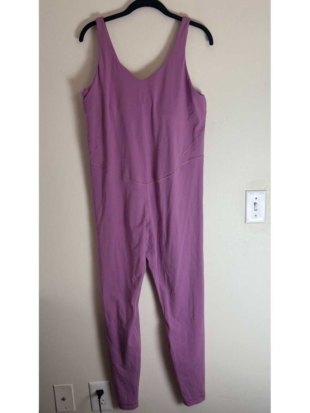 Lululemon Align Bodysuit Catsuit  Violet Nulu Yoga Jumpsuit M - Picture 3 of 6
